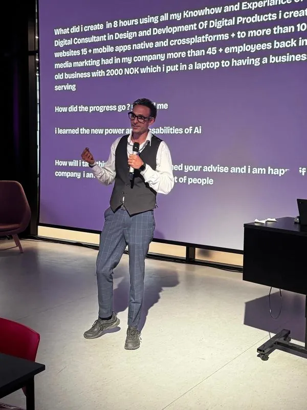 Pitching at AI Jam Norway 2025