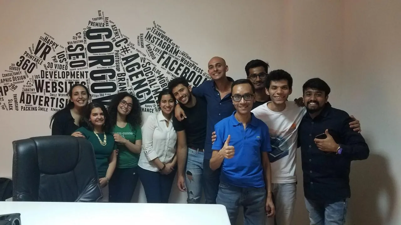 The Gorgov Digital team in the office