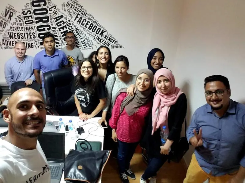 Team selfie at Gorgov Digital