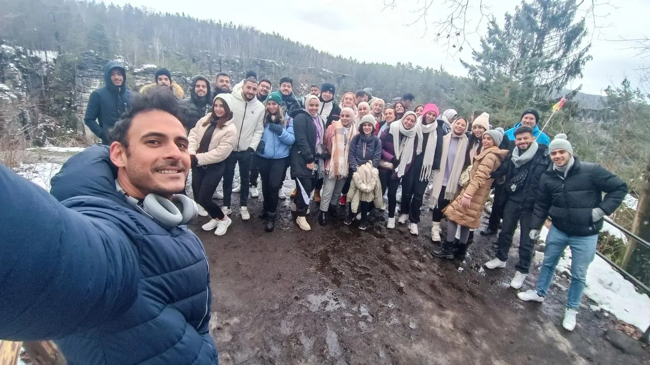 Team outing outdoors