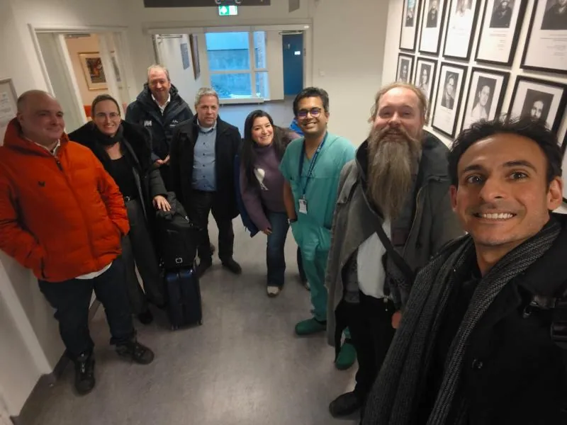 Group visit to a hospital facility