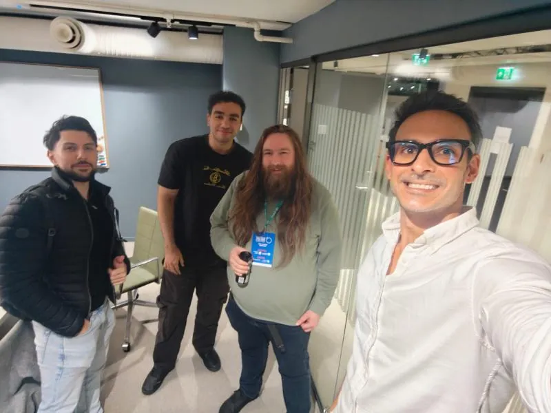 With teammates at NASA Space Apps Oslo